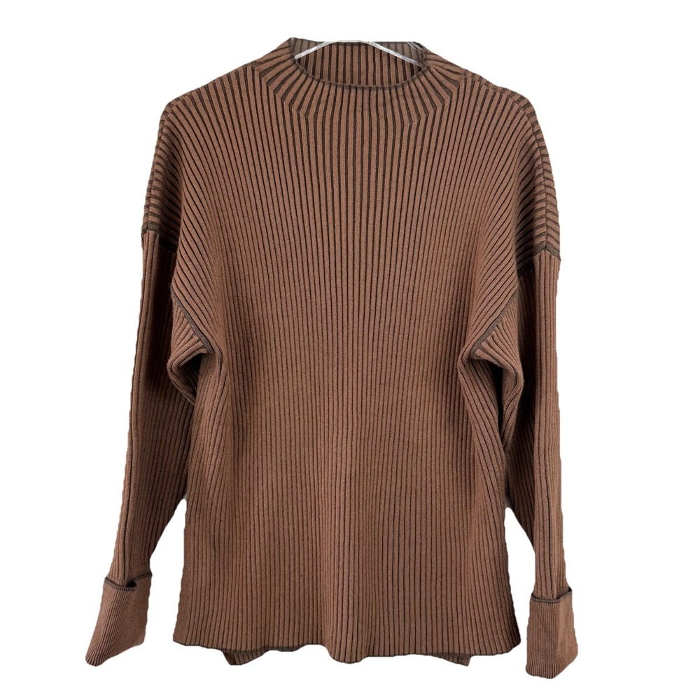 VARLEY Emile Rib Knit Sweater
WOMEN Small True Knit Rawhide Brown
Oversized